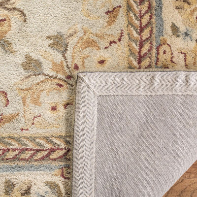 Safavieh Courtney Floral Hand Tufted Wool Indoor Rectangular Area Rug ...