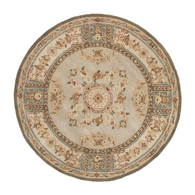 Safavieh Courtney Floral Hand Tufted Wool Indoor Round Accent Rug