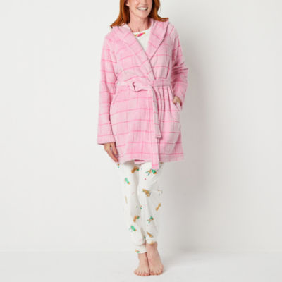 Sleep Chic Womens Long Sleeve Mid Length Robe