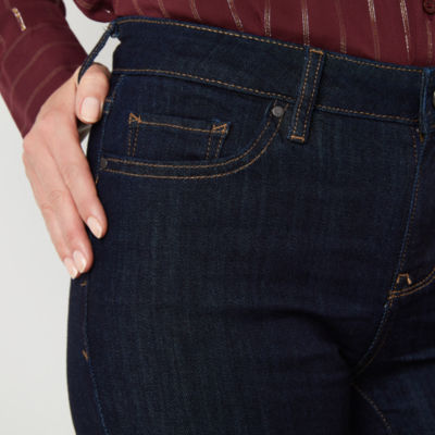 a.n.a Womens Mid Rise Slim Fit Bootcut Jean
