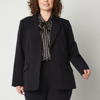 Worthington Plus Womens Regular Fit Blazer