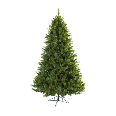 Nearly Natural Majestic Multi 7 1/2 Foot Pre-Lit Pine Christmas Tree