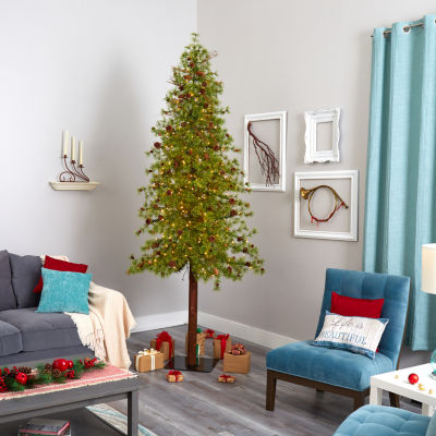 Nearly Natural Wyoming Faux Foot Pre-Lit Christmas Tree