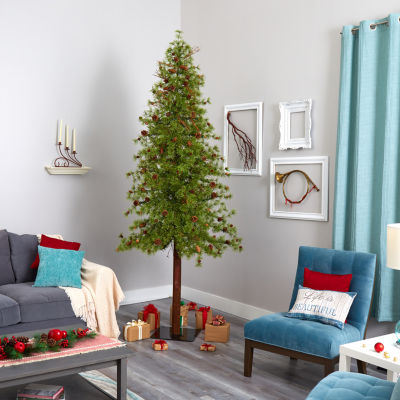 Nearly Natural Wyoming Faux Foot Pre-Lit Christmas Tree