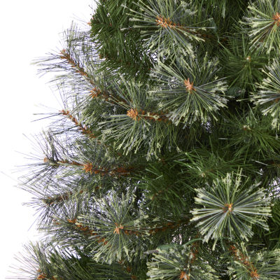 Nearly Natural Cashmere Slim Faux 5 Foot Pre-Lit Christmas Tree