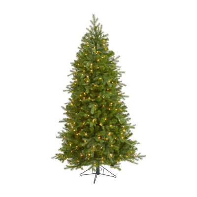 Nearly Natural Vienna Faux 6 Foot Pre-Lit Fir Christmas Tree