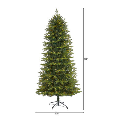 Nearly Natural Belgium Natural Look Faux Foot Pre-Lit Fir Christmas Tree