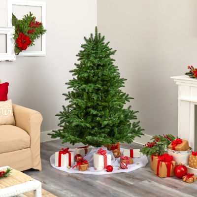 Nearly Natural South Carolina Faux Foot Pre-Lit Spruce Christmas Tree