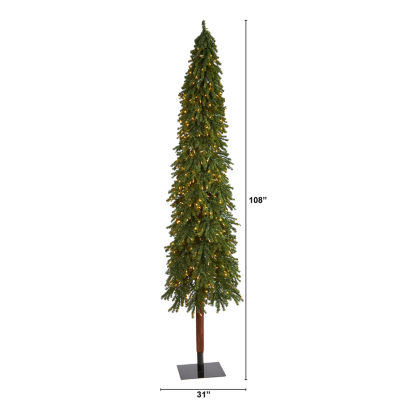 Nearly Natural Grand 9 Foot Pre-Lit Christmas Tree