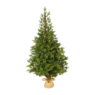 Nearly Natural Fraser 5 Foot Pre-Lit Fir Christmas Tree