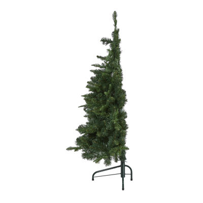 Nearly Natural Flat Back 4 Foot Pre-Lit Spruce Christmas Tree