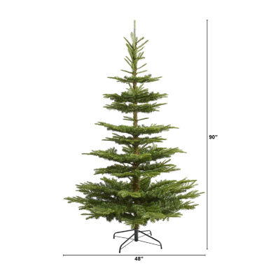 Nearly Natural Layered 7 1/2 Foot Spruce Christmas Tree