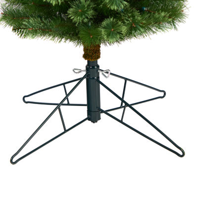 Nearly Natural Pencil Faux 8 Foot Pre-Lit Christmas Tree