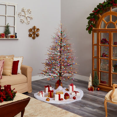 Nearly Natural Frosted Berry Twig Faux Foot Pre-Lit Christmas Tree