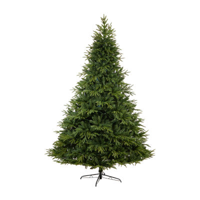 Nearly Natural Faux Multi Lites 9 Foot Pre-Lit Fir Christmas Tree