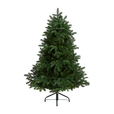 Nearly Natural Faux 4 Foot Pre-Lit Spruce Christmas Tree