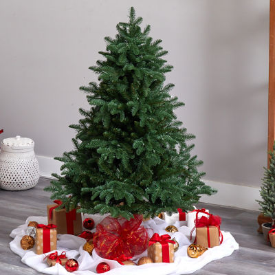 Nearly Natural Faux 4 Foot Pre-Lit Spruce Christmas Tree