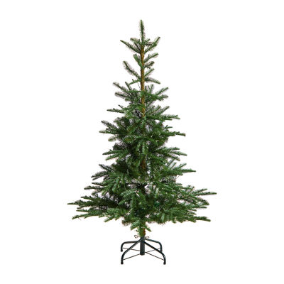 Nearly Natural Layered Faux 5 Foot Pre-Lit Spruce Christmas Tree