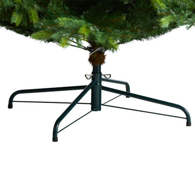 Nearly Natural Faux 9 Foot Pre-Lit Spruce Christmas Tree