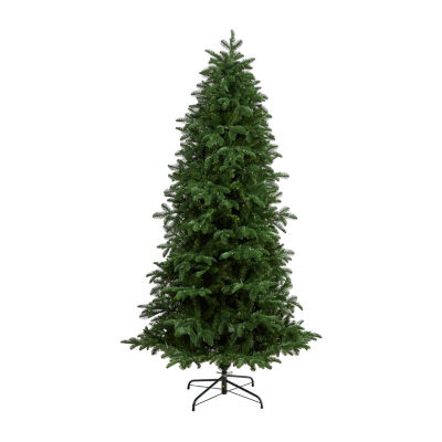 Nearly Natural Faux 7 Foot Pre-Lit Fir Christmas Tree