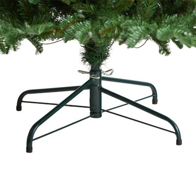 Nearly Natural Faux 7 Foot Pre-Lit Fir Christmas Tree