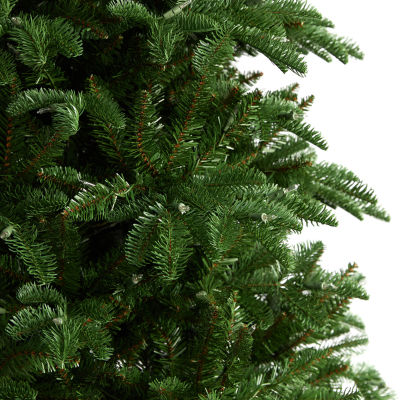 Nearly Natural Faux 9 Foot Pre-Lit Fir Christmas Tree