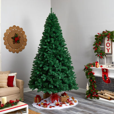 Nearly Natural Northern Tip Faux 9 Foot Pre-Lit Christmas Tree