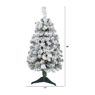 Nearly Natural Faux 3 Foot Spruce Christmas Tree