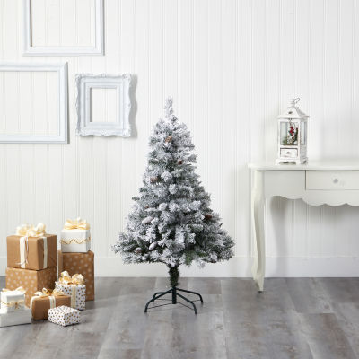 Nearly Natural Faux 4 Foot Pine Christmas Tree