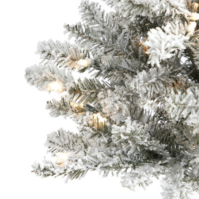 Nearly Natural Faux 3 Foot Pre-Lit Spruce Christmas Tree