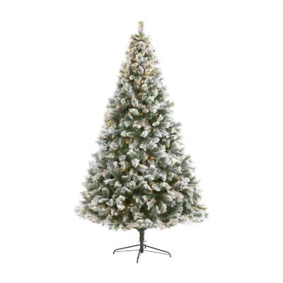 Nearly Natural Faux 9 Foot Pre-Lit Pine Christmas Tree