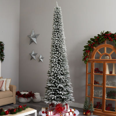 Nearly Natural Faux 11 Foot Pre-Lit Christmas Tree