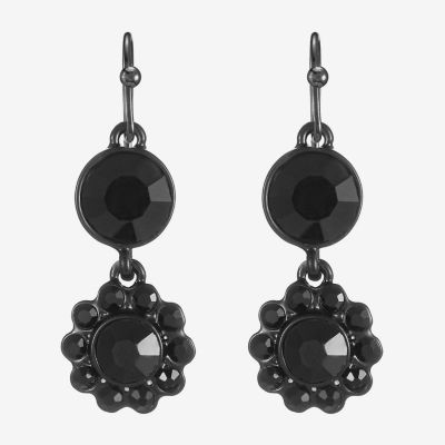 Mixit Black Drop Earrings