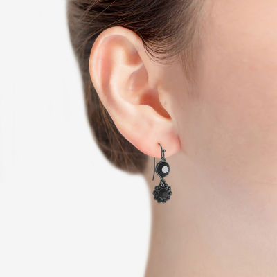 Mixit Black Drop Earrings