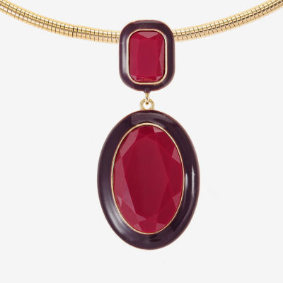 Liz Claiborne Womens 17 Inch Pendant Necklace