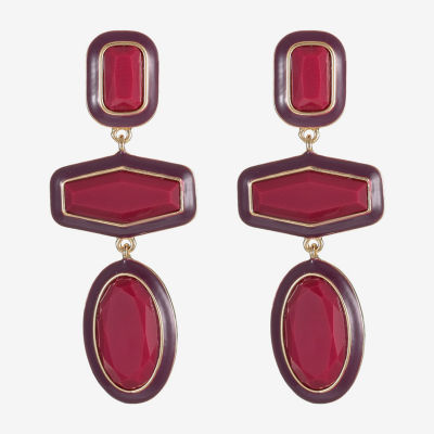 Liz Claiborne Statement Womens Hypoallergenic Drop Earrings