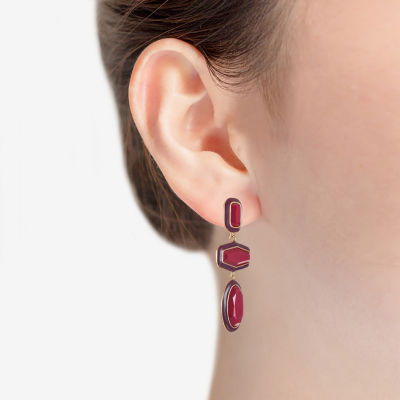 Liz Claiborne Statement Womens Hypoallergenic Drop Earrings