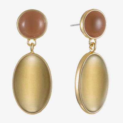 Liz Claiborne Oval Drop Earrings