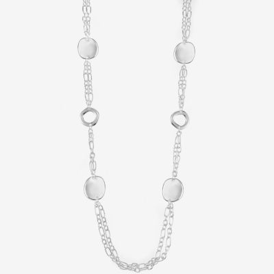 Liz Claiborne 34 Inch Link Round Strand Necklace