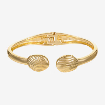 Liz Claiborne Textured Round Cuff Bracelet