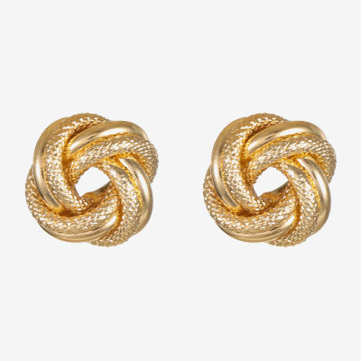 Monet Jewelry Knot 14mm Stud Earrings