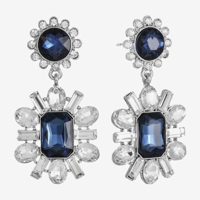 Monet Jewelry Womens Glass Hypoallergenic Drop Earrings