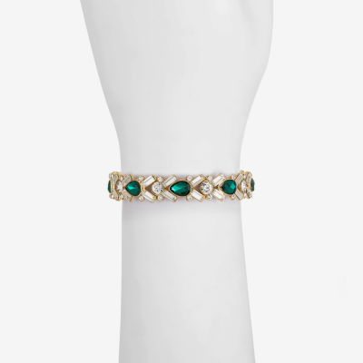 Monet Jewelry Womens Glass Stretch Bracelet