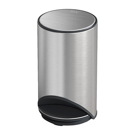 Joseph Joseph Arc Slimline Pedal 10L Trash Can, One Size, Stainless Steel