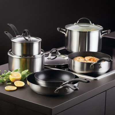 Circulon SteelShield Stainless Steel 10-pc. Cookware Set