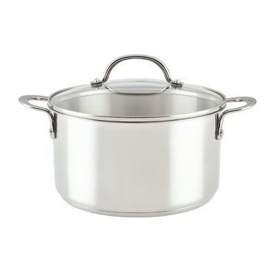 Rachael Ray Stainless Steel 6-qt. Stockpot