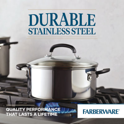 Farberware Brilliance Stainless Steel 5-qt. Dutch Oven