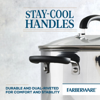 Farberware Brilliance Stainless Steel 5-qt. Dutch Oven