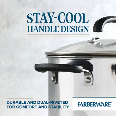 Farberware Brilliance Stainless Steel 8-qt. Stockpot