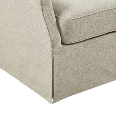 Martha Stewart London Swivel Upholstered Armchair